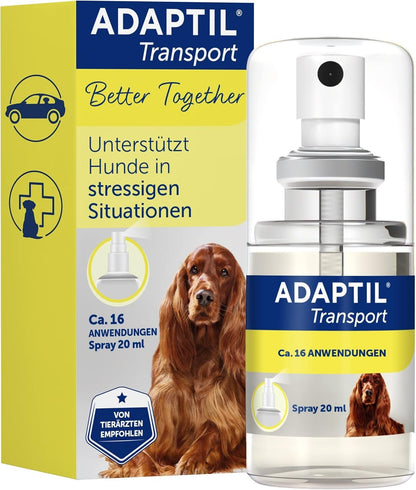 Adaptil Transport 20ml Hunde Spray unterstützt Hunde in stressigen Situartionen