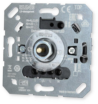 JUNG 1731DD Drehdimmer Universal LED Unterputz mit Nebenstelleneingang
