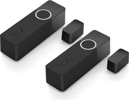 Philips Hue Secure Türsensor Fensterkontakt Doppelpack schwarz Zigbee