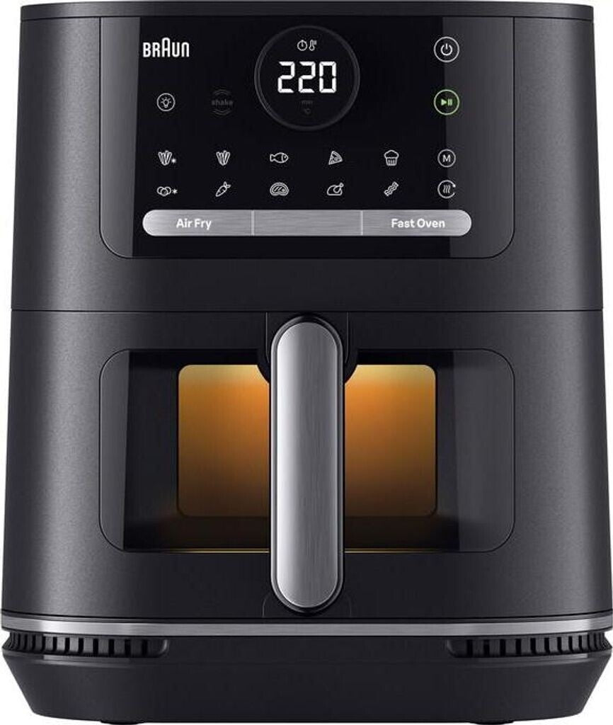 Braun HF 5055I BK MultiFry 5 Heißluftfritteuse 6L 2000W digital schwarz Küche