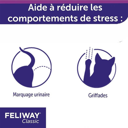 FELIWAY Classic Spray, 60ml - Für zusätzliche Enstpannung, Zuhause und auf Reise