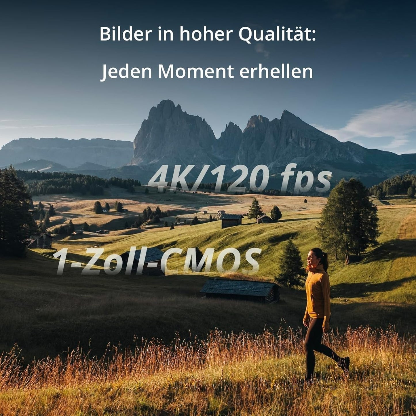 DJI Osmo Pocket 3 Gimbal-Kamera 4K/120fps Video Stereo Aufnahme Wifi Bluetooth