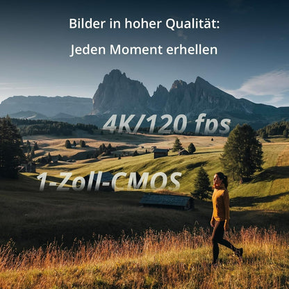 DJI Osmo Pocket 3 Gimbal-Kamera 4K/120fps Video Stereo Aufnahme Wifi Bluetooth