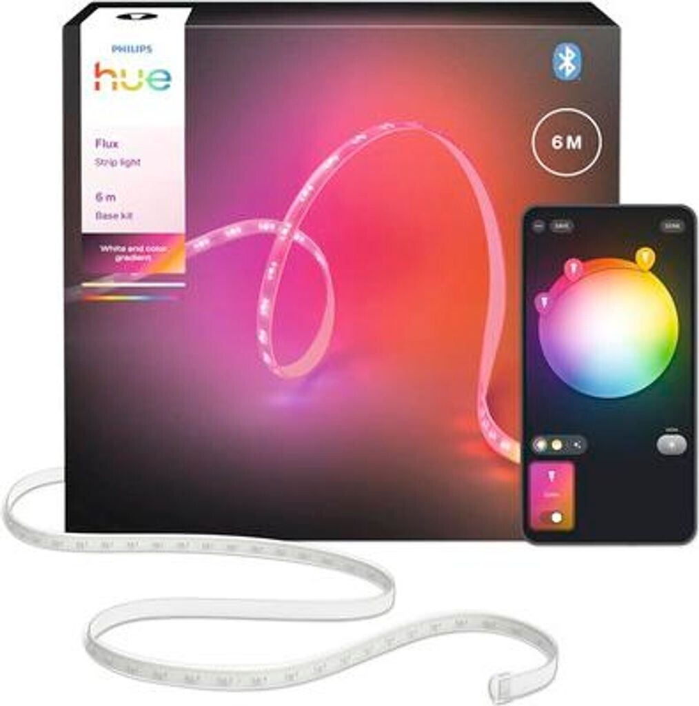 Philips Hue Flux Lightstrip 6m Base Kit RGBW Bluetooth 929004610702