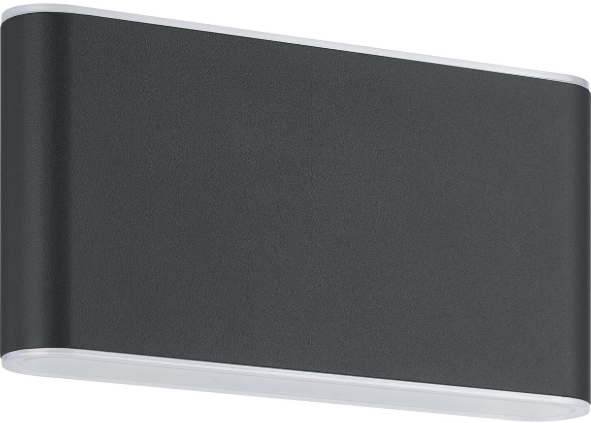 EGLO Grutti LED Außen-Wandleuchte anthrazit 17,5 cm IP65 901026