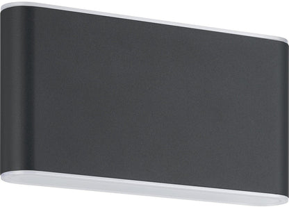 EGLO Grutti LED Außen-Wandleuchte anthrazit 17,5 cm IP65 901026