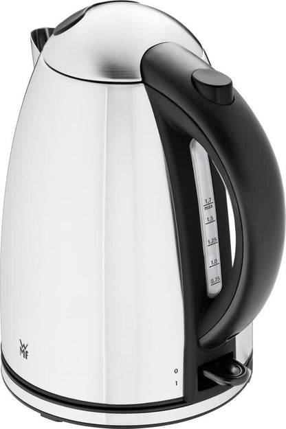 WMF Stelio Wasserkocher 1,7L Edelstahl schwarz 2400W mit Kalkfilter