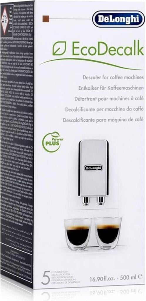 Delonghi EcoDecalk DLSC 500 Entkalker für Kaffeevollautomaten 500ml (3er Pack)
