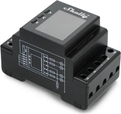 Shelly Pro 4PM WLAN LAN Bluetooth Relais Hutschiene 4 Kanal 40A