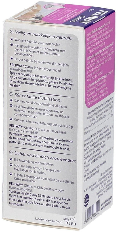 FELIWAY® Classic Spray 20ml Pheromon – entspannte Katzen zuhause und unterwegs