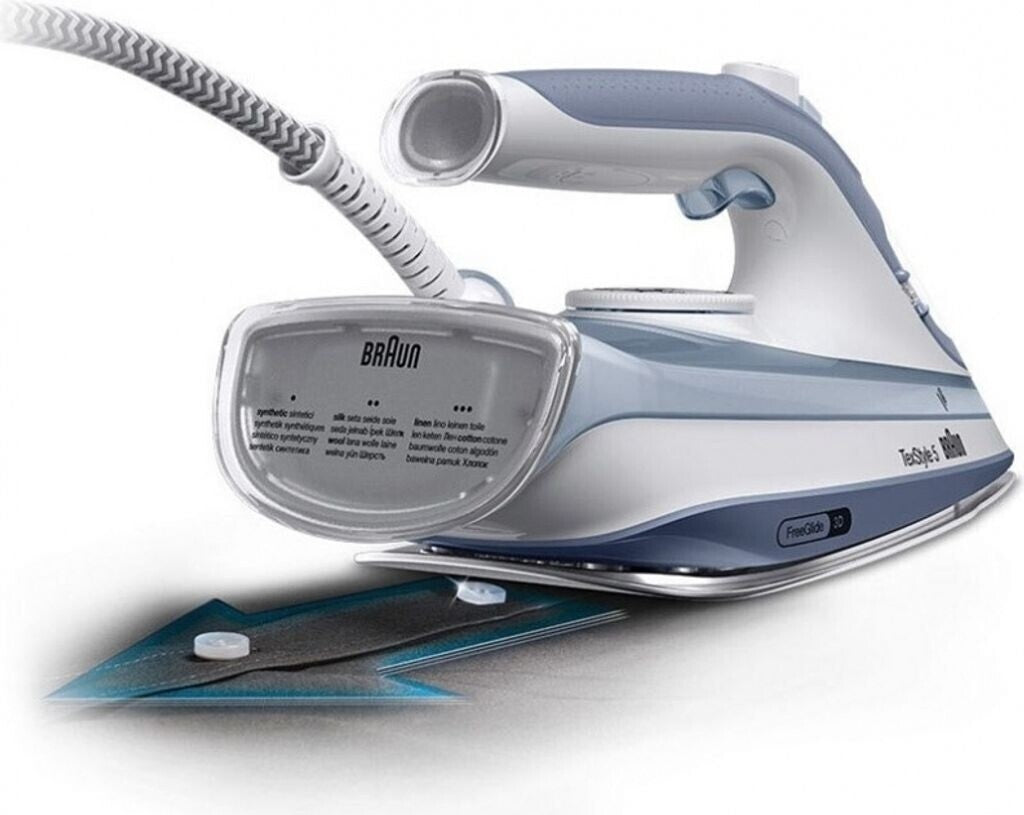 Braun TexStyle 5 SI5078GY Dampfbügeleisen 2800W 50g/min 300ml EloxalPlus Grau