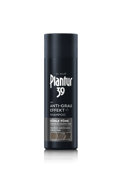 Plantur 39 Anti Grau Effekt Shampoo 200 ml KÜHLE TÖNE Braunes bis dunkles Haar