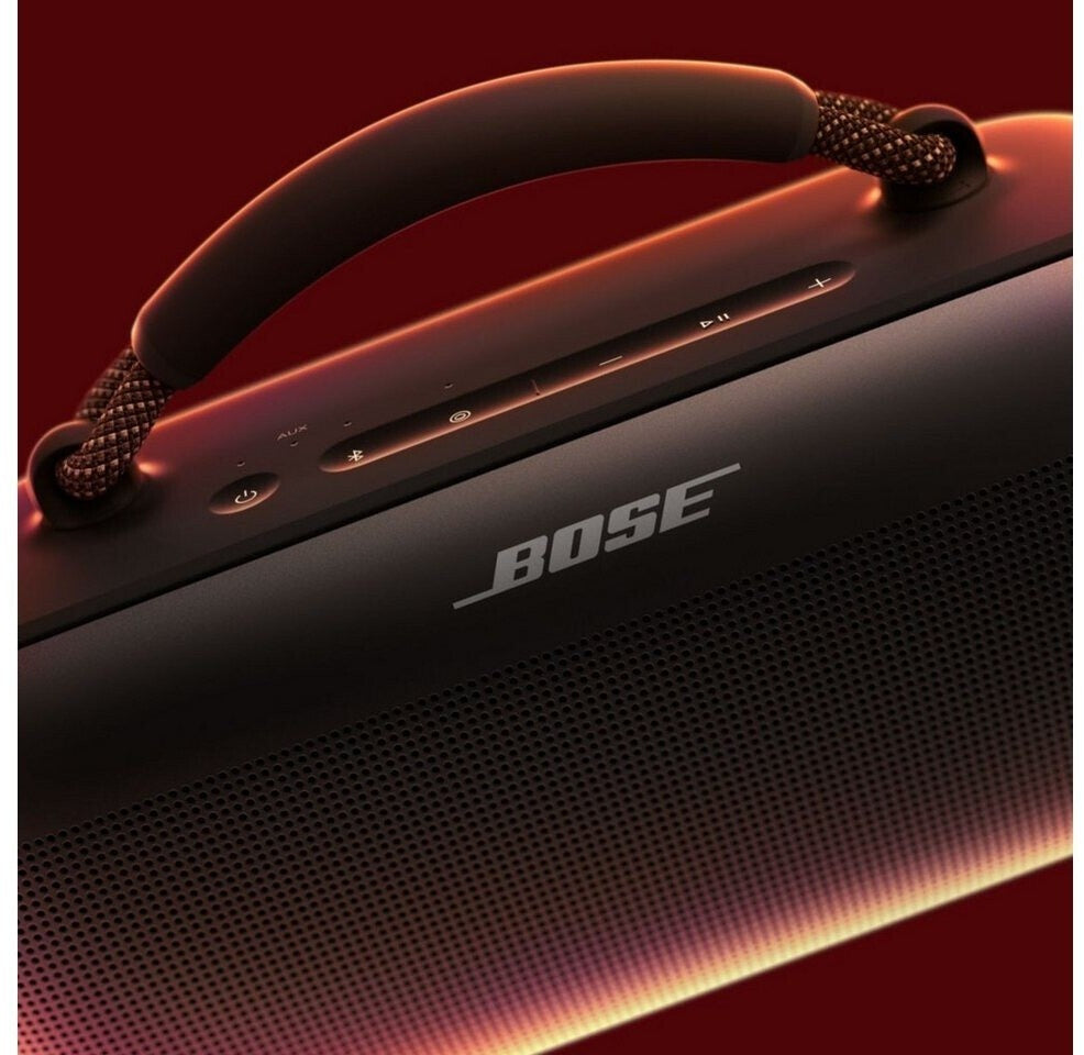 Bose SoundLink Max Tragbarer Bluetooth Lautsprecher Schwarz AUX USB C