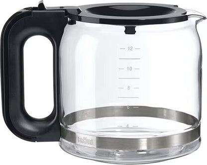 Braun PurAroma 7 KF 7120 Filterkaffeemaschine mit Glaskanne schwarz/edelstahl