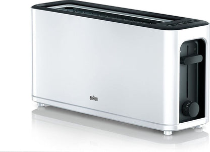 Braun PurEase HT3110WH Langschlitz Toaster 1000W 2 Scheiben Weiß 0X23010011