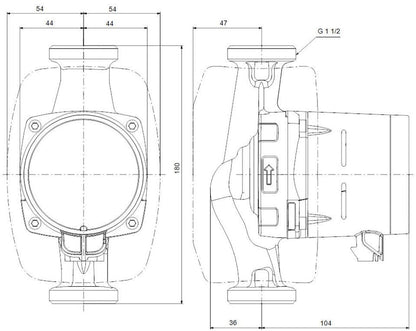 Grundfos ALPHA2 25-60 180mm Hocheffizienz Umwälzpumpe 230V