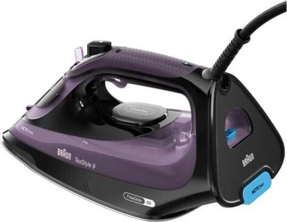 Braun TexStyle 9 SI9661VI Dampfbügeleisen 3100W 330ml EloxalPlus Violett Neu