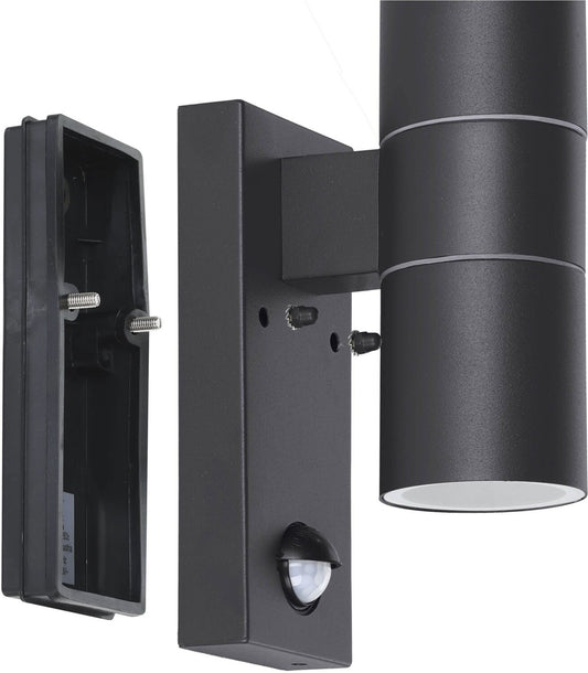 Eglo Riga 5 Außenwandleuchte Sensor 2xGU10 anthrazit IP44 32899