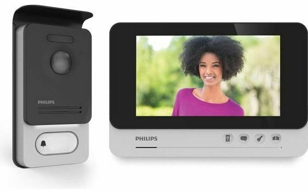 Philips WelcomeEye Comfort Video Türsprechanlage 7 Zoll DES9500VDP/10