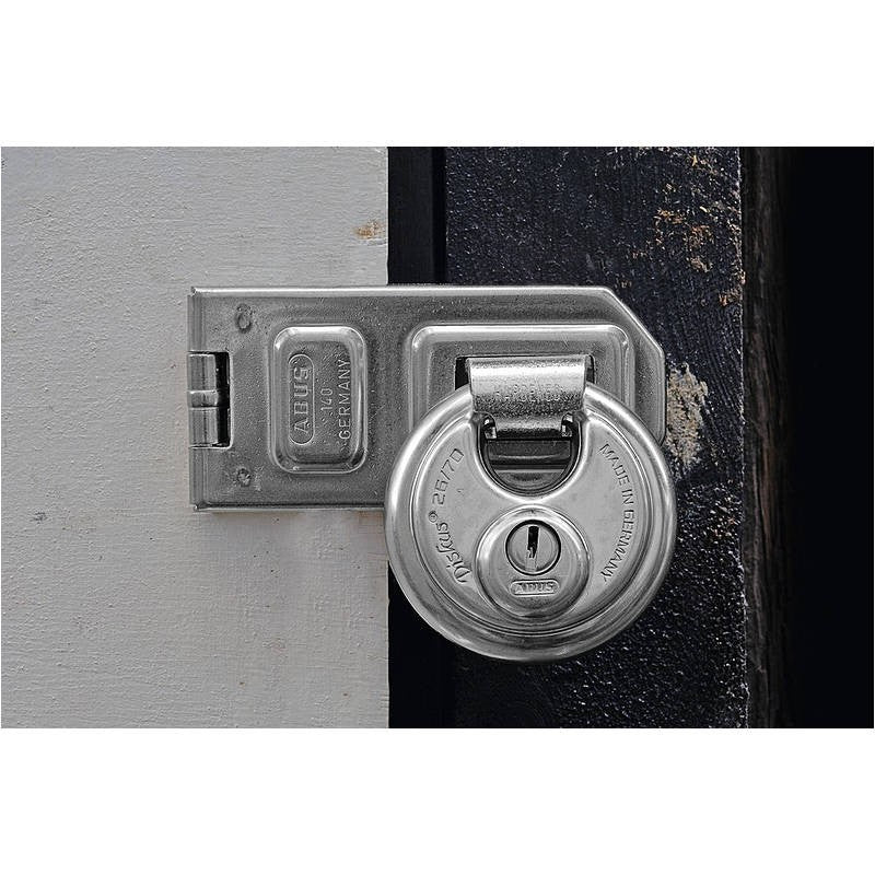 ABUS Diskus 26/70 Vorhangschloss Edelstahl 70mm Sicherheitsstufe 8 2 Schlüssel