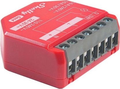 Shelly 1PM Gen4 Smart Relais 16A WLAN Zigbee Matter mit Leistungsmessung