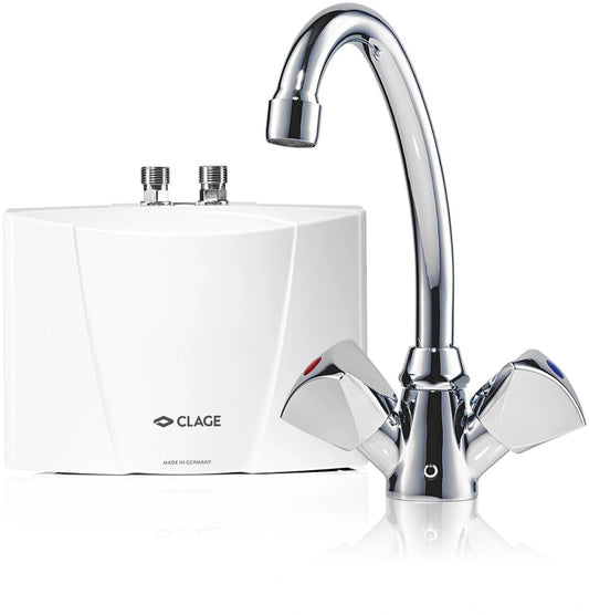 Clage Klein-Durchlauferhitzer M3/SNM hydraulisch inkl. Armatur