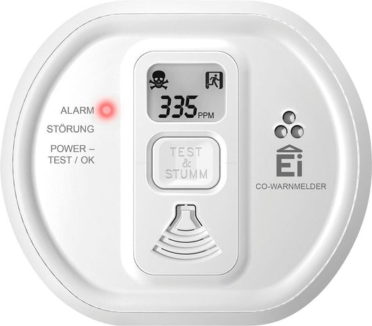 Ei Eletronics Kohlenmonoxid Melder 10 Jahres Batterien Rauchmelder Ei-208D 3X179