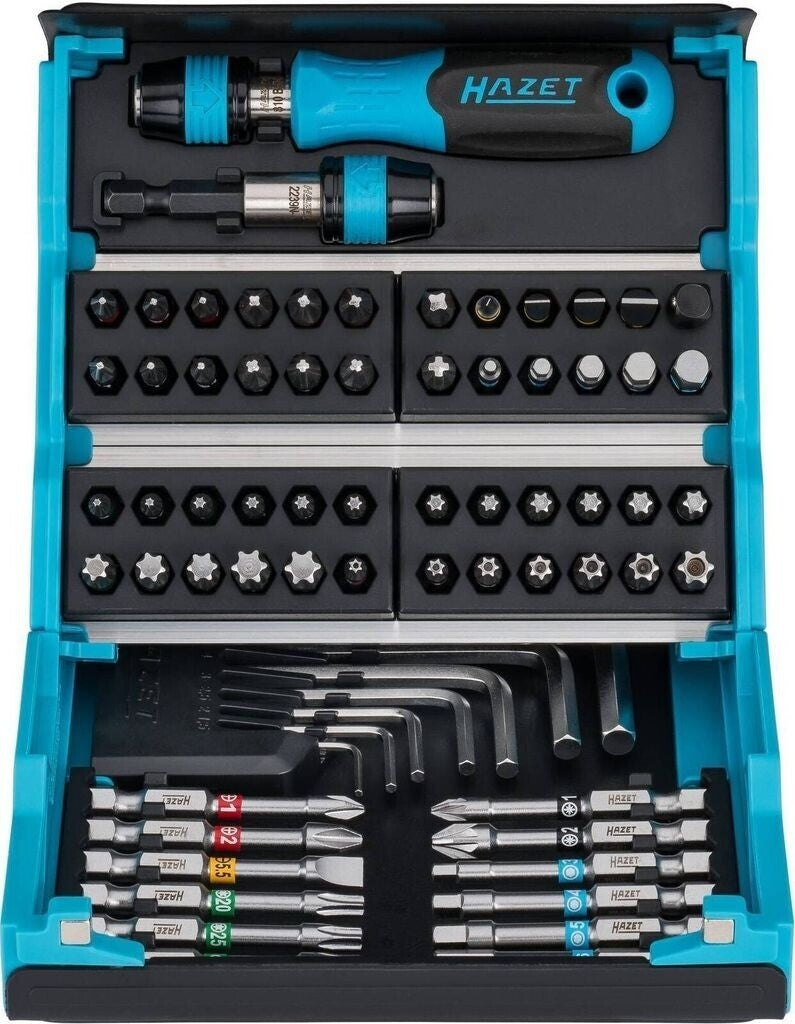 HAZET SmartCase 2200SC-1 Knarrenkasten 1/4 Zoll Ratsche Bits Stecknüsse