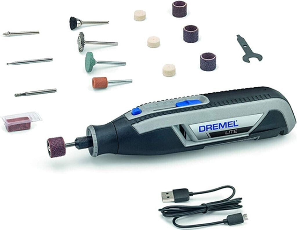 Dremel Lite 7760-15 tragbar 3,6V Set mit 15 Zubehör polieren schleifen gravieren