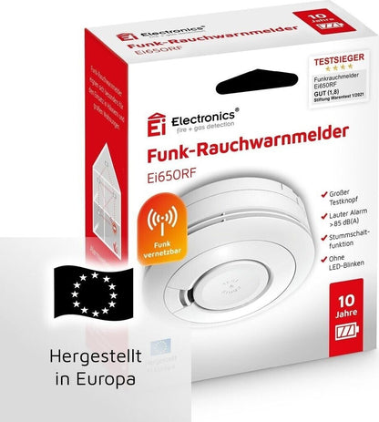 Ei Electronics Ei650RF Funkrauchmelder 10 Jahres Batterie vernetzbar 868 MHz