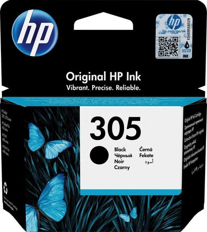 HP 305 Schwarz Druckerpatrone Orginal (3YM61AE)