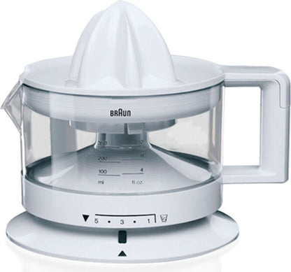 Braun Tribute Collection CJ3000 Zitruspresse 20W 0,35L Weiß Saftpresse Küche