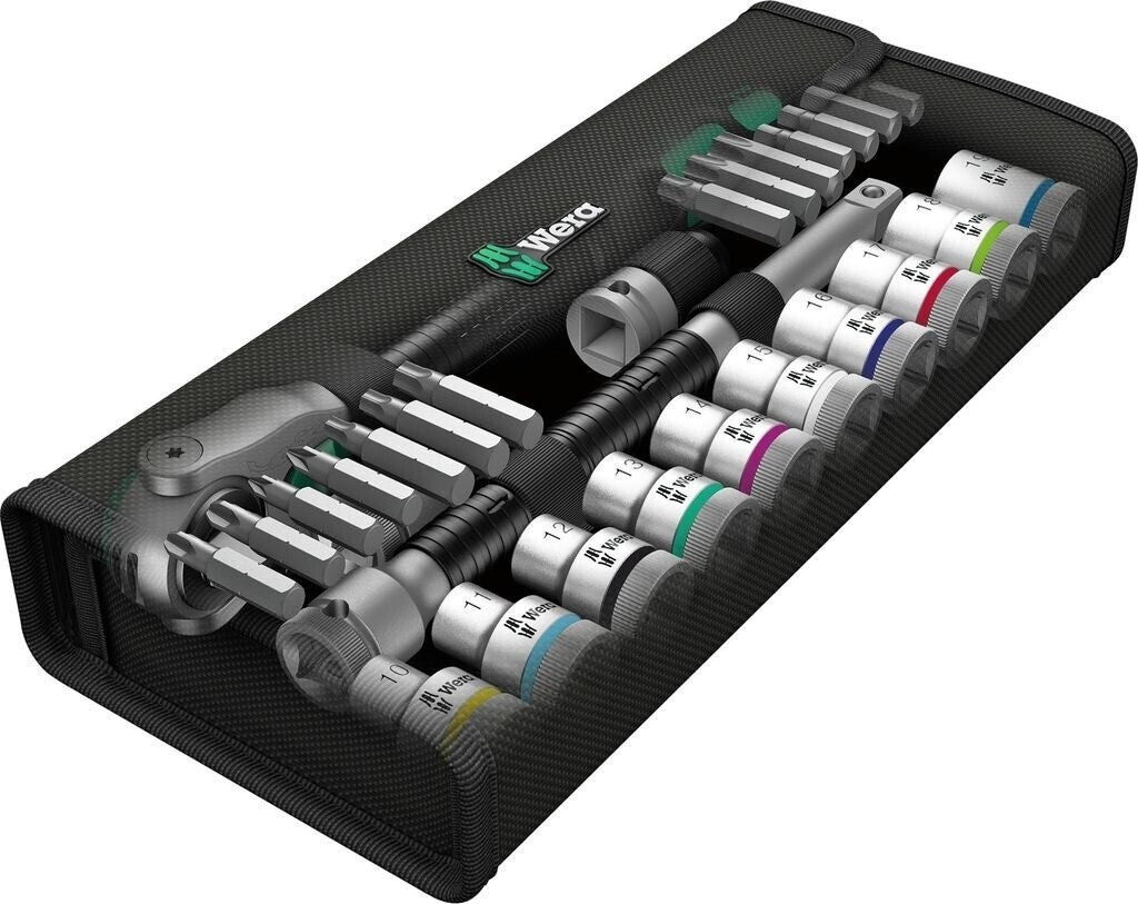 Wera 8100 SC 6 Zyklop 1/2 Zoll Speed-Knarrensatz (05004076001) Neu & Original V.