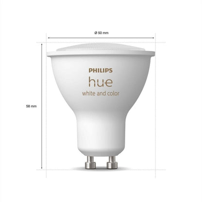 Philips Hue GU10 White Color Ambiance 2er Pack 350lm 929001953112