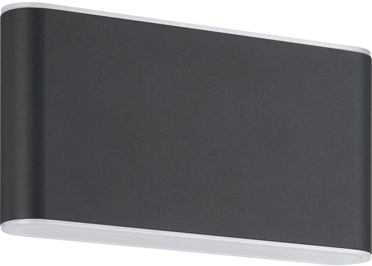 EGLO Grutti LED Außen-Wandleuchte anthrazit 17,5 cm IP65 901026