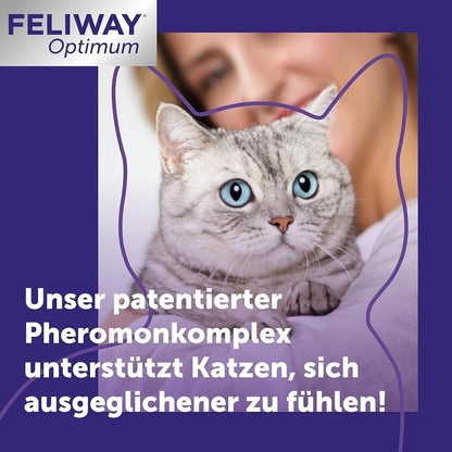 FELIWAY Optimum Nachfüllflakon 48ml Katzen Verdampfer Refill Tierpflege