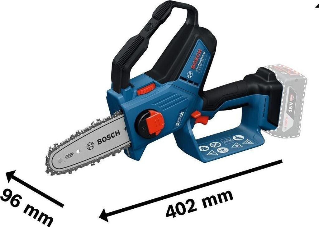 Bosch GKE 18V-15 SOLO Akku Astsäge Brushless ohne Akku Ladegerät 06008D7000
