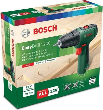 Bosch EasyDrill 1200 Akku Bohrschrauber 12V Akkuschrauber 06039D3005 SOLO