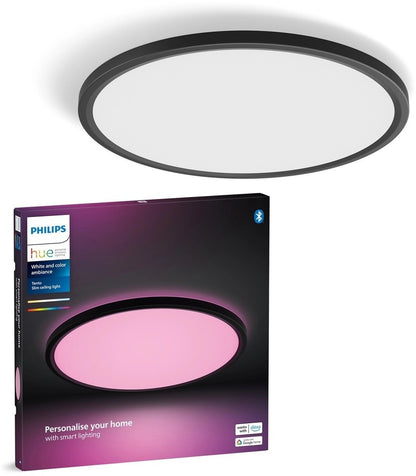 Philips Hue Tento Rund M schwarz White Color Ambiance 929003823801