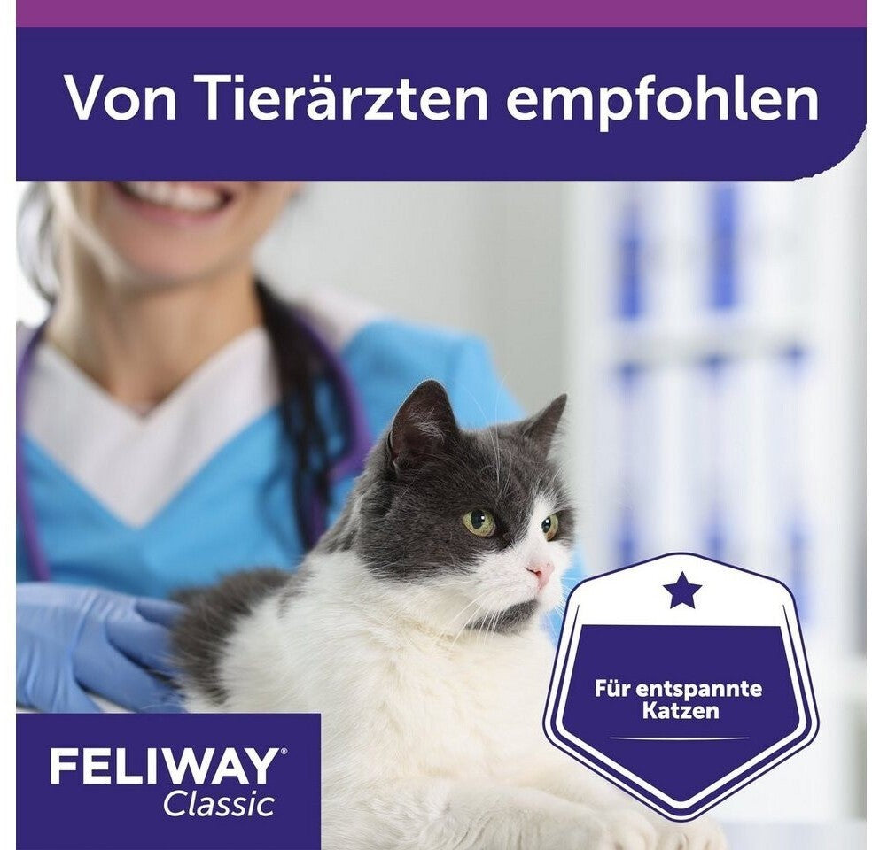 Feliway CLASSIC Nachfüllflakon Vorteilspack 3×48ml für Katzen