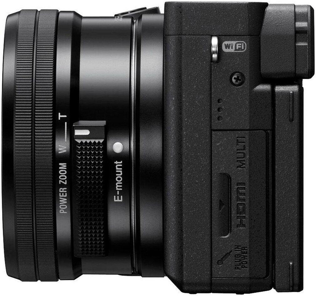 Sony Alpha 6400 Kit + SEL 16-50mm OSS II Systemkamera 24,2MP 4K WiFi NFC Schwarz