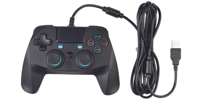 SilverCrest Gaming Controller für PS4 kabelgebunden 3 m Touchpad Share Taste Sch