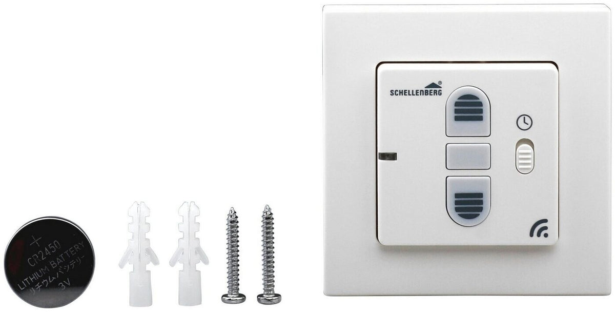 Schellenberg Funk Zeitschaltuhr 1 Kanal Aufputz 868,4 MHz für Rollladen 20031