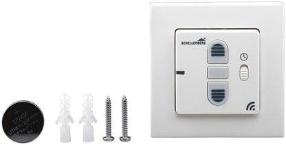 Schellenberg Funk Zeitschaltuhr 1 Kanal Aufputz 868,4 MHz für Rollladen 20031