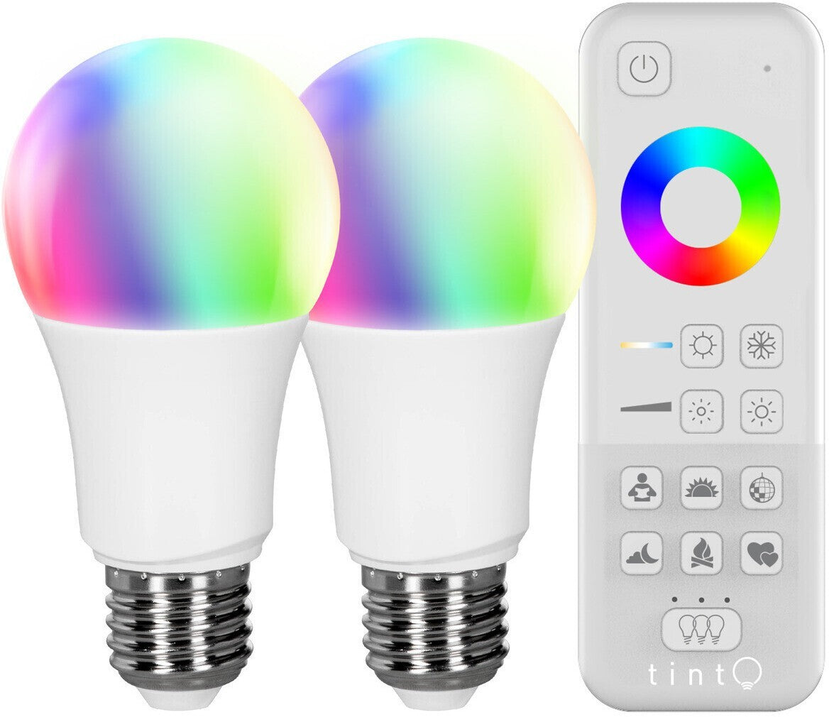 Müller-Licht tint Starter Set 2x E27 LED white+color RGB Zigbee Bluetooth Fernbe
