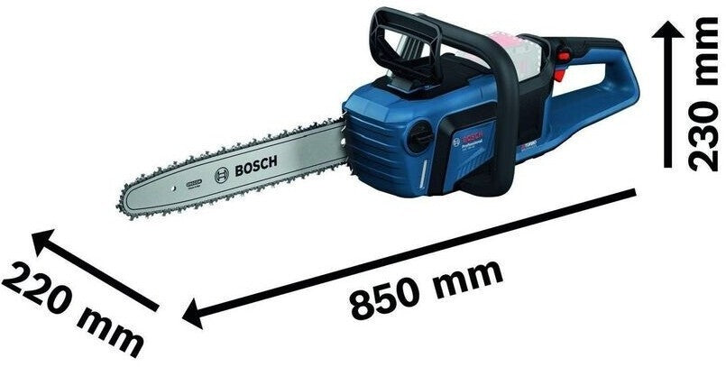 Bosch GKE 18V-40 SOLO Akku-Kettensäge ohne Akku Ladegerät 06008D3000