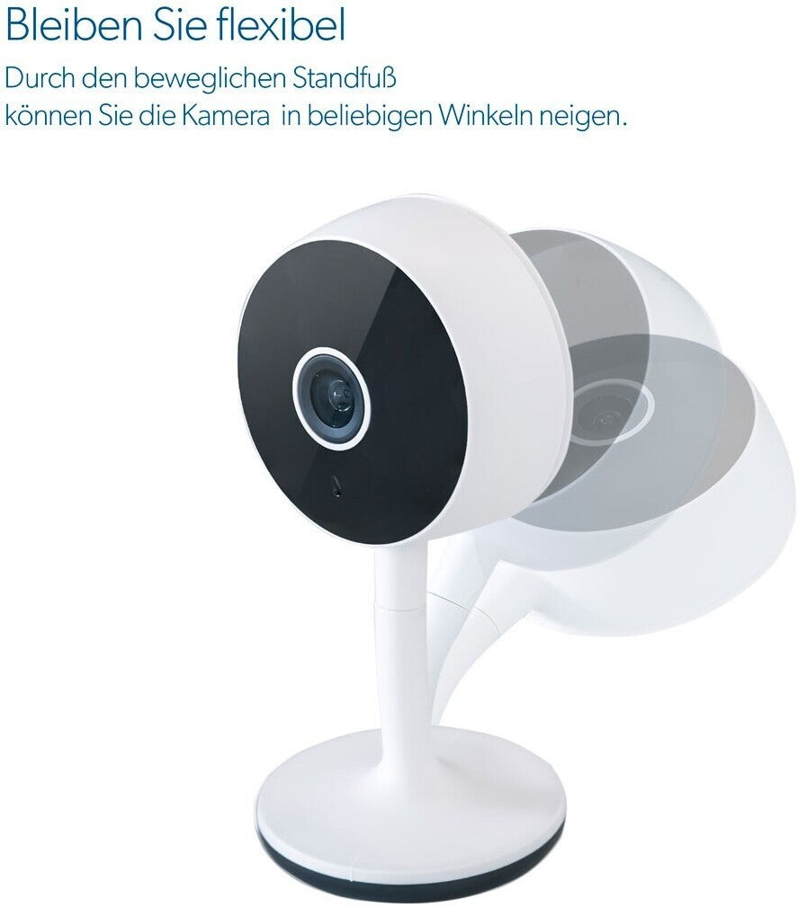 UNITEC WLAN Überwachungskamera Indoor Full HD Bewegungssensor Alexa
