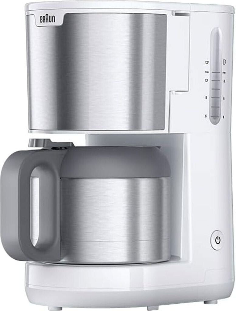 Braun PurShine KF1505WH Filterkaffeemaschine 1,2L Thermokanne 1000W Weiß