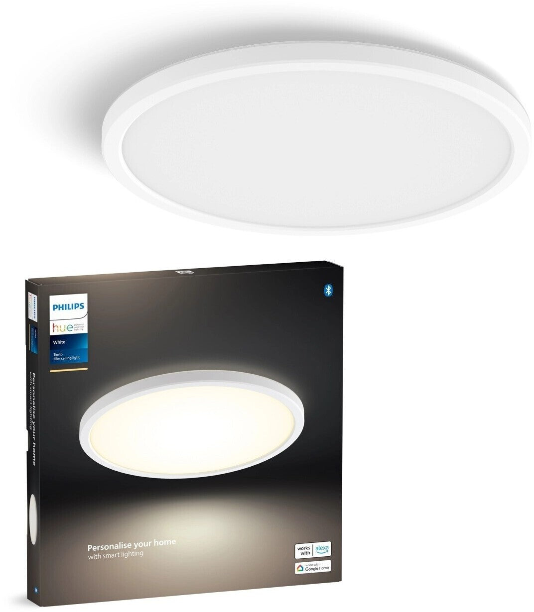 Philips Hue Tento White Ambiance Panel rund S weiß 16,6W 2200-6500K