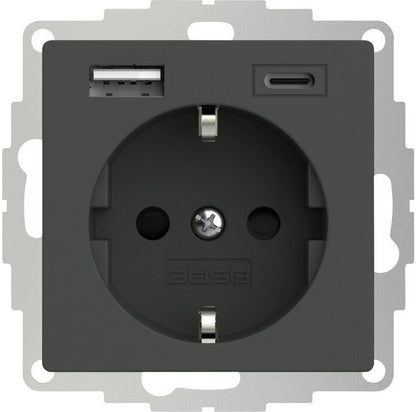 2USB inCharge PRO 55 Steckdose USB-A USB-C anthrazit 2U-449542
